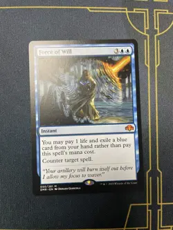 MTG Magic the Gathering Force of Will (50/520) Dominaria Remastered LP - Image 1