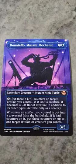 Donatello, Mutant Mechanic (Borderless) Teenage Mutant Ninja Turtles Regular MTG - Image 1