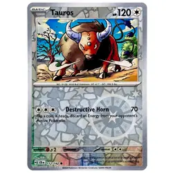 Tauros 112/142 Stellar Crown Pokemon TCG (REVERSE HOLO, NM) - Image 1