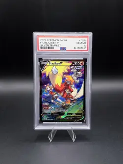 PSA 10 Blaziken V TG14/TG30 Pokemon Silver Tempest Trainer Gallery Sword Shield - Image 1