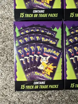 2025 Pokemon TCG TRICK OR TRADE BOOSTER BUNDLE New Sealed Halloween 15 Packs - Image 2