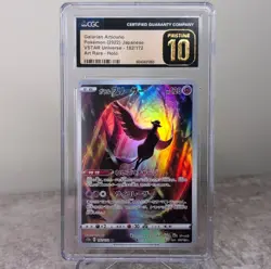 Pokemon Galarian Articuno Art Rare Japanese Holo VSTAR Universe 182/172 CGC 10 - Image 1