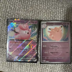 Pokemon Acended Heroes Clefable Love Ball And Lilly’s Clefairy WX - Image 2