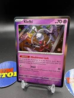 Klefki - 096/198 Scarlet & Violet Pokemon TCG HOLO - Image 1
