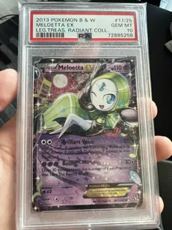 Meloetta Ex RC11/RC25 - 2016 Pokemon Leg. Treas. Radiant Collection - PSA 10 - Image 1