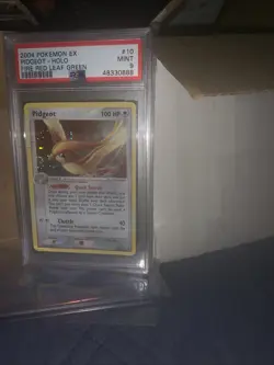 Pokemon Pidgeot EX Fire Red & Leaf Green Holo Rare #10 PSA 9 Mint Beak Swirl! - Image 2