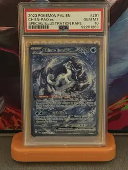 Pokemon Chien Pao EX 261/193 SV Paldea Evolved SIR PSA GEM MINT 10 - Image 1