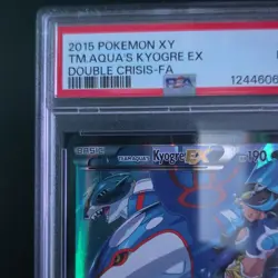 Pokemon Team Aqua's Kyogre EX Full Art Holo Ultra Rare 6/34 Double Crisis PSA - Image 3