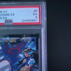 Pokemon Team Aqua's Kyogre EX Full Art Holo Ultra Rare 6/34 Double Crisis PSA - Image 4