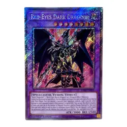 YuGiOh! Red-Eyes Dark Dragoon (Platinum Secret Rare) RA02-EN021 1st NM Rarity 2 - Image 1