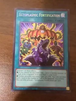 Yugioh Mzmu-en008 Secret Rare Ectoplasmic Fortification Near Mint - Image 1