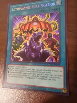 Yugioh Mzmu-en008 Secret Rare Ectoplasmic Fortification Near Mint - Image 2