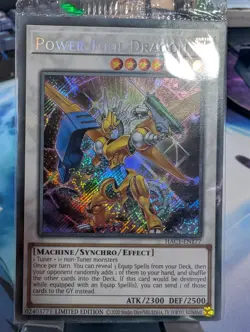 YuGiOh! Power Tool Dragon HAC1-EN177 Secret Rare SEALED - Image 1