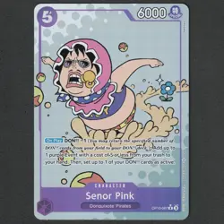 Senor Pink OP10-067 Rare Alternative Art Royal Blood English One Piece TCG M/NM - Image 1