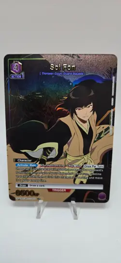 Soi Fon Alternate Art Foil - UE01BT/BLC-1-055 NM - Union Arena - Image 1