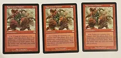 MTG - Aggravated Assault Onslaught - 3 card LOT - Near Mint - Image 1