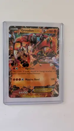 Pokemon Card - Groudon EX Primal Clash 85/160 Ultra Rare - Image 1