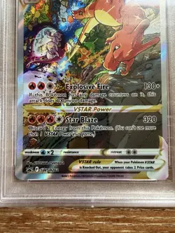 PSA 10 2022 Pokemon SWSH Black Star Promo UPC Charizard VSTAR Full Art Card 262 - Image 3