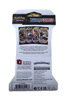 Pokemon TCG: Sword & Shield Sleeved Booster Pack (10 Cards) SNORLAX Pack Art 820650826528 - Image 2