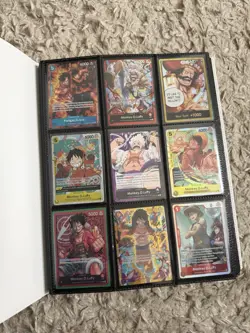 One Piece Binder Collection 400+ Card Lot Rares/Foils - Luffy (Read Description) - Image 1