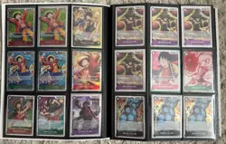 One Piece Binder Collection 400+ Card Lot Rares/Foils - Luffy (Read Description) - Image 2