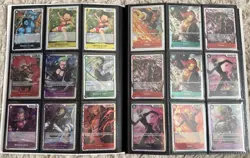 One Piece Binder Collection 400+ Card Lot Rares/Foils - Luffy (Read Description) - Image 3