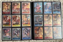 One Piece Binder Collection 400+ Card Lot Rares/Foils - Luffy (Read Description) - Image 5