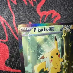 Pokemon Pikachu EX Full Art Holo 200 HP Card 276/217 Electric Basic English - Image 3