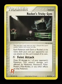 Rocket's Tricky Gym 90/109 | Team Rocket Returns NEAR MINT BUY 2 CARDS GET 1 FRE - Image 1