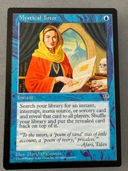Mystical Tutor Mirage MTG—Unplayed Near Mint/Mint—Vintage Magic the Gathering - Image 1