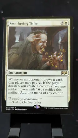 Smothering Tithe Ravnica Allegiance Regular mtg NM - Image 1