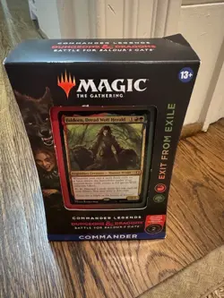 MTG Commander Legends D&D Battle for Baldur's Gate box set Exit from Exile new - Image 1