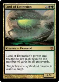 MTG Lord of Extinction, Alara Reborn, Heavily Played, English - Image 1