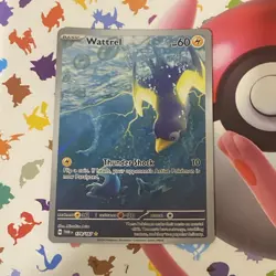 Pokemon TCG Twilight Masquerade Wattrel 178/167 Holo Illustration Rare NM - Image 1