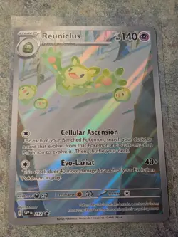 Pokemon TCG Black Bolt & White Flare Illustration Rare Reuniclus Promo SVP 212 - Image 1