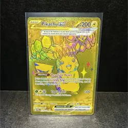 Pokemon Pikachu EX 179/131 Sv: Prismatic Evolutions Hyper Rare Full Art Holo - Image 1