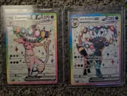 Umbreon 176 Espeon 175 Promos, Pin, Figure, & Sleeves - Prismatic Evolutions - Image 2