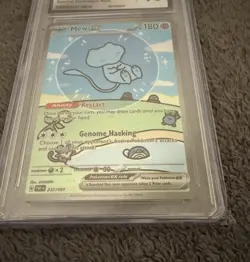 Bubble Mew Paldean Fates 232/091 Special Illustration Rare CGC GEM Mint 10 - Image 2
