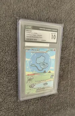 Bubble Mew Paldean Fates 232/091 Special Illustration Rare CGC GEM Mint 10 - Image 4