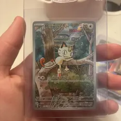 Pokemon Meowth 106/094 – Phantasmal Flames – English IR (Illustration Rare) NM - Image 1