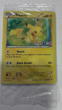POKEMON TCG Pikachu SEALED Holo Toys R Us Promo 2016 NM+M - Image 1