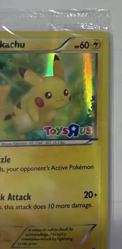 POKEMON TCG Pikachu SEALED Holo Toys R Us Promo 2016 NM+M - Image 3