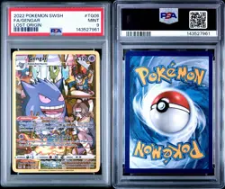 2022 POKEMON SWORD & SHIELD LOST ORIGIN #TG06 FULL ART/GENGAR PSA 9 MINT - Image 3