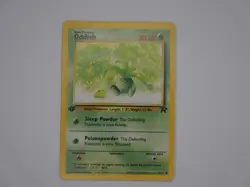 2000 Pokemon Team Rocket Oddish 1st Edition #63/82 NM - Image 1