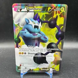 Thundurus EX - 97/98 - Pokemon Emerging Powers Black & White Ultra Rare - Image 1