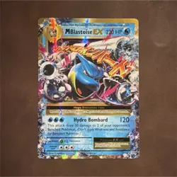 Pokemon TCG M Blastoise EX 22/108 XY Evolutions Full Art Ultra Rare Holo 220HP - Image 1
