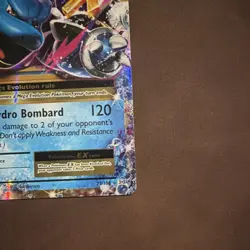 Pokemon TCG M Blastoise EX 22/108 XY Evolutions Full Art Ultra Rare Holo 220HP - Image 2