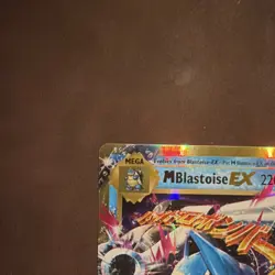 Pokemon TCG M Blastoise EX 22/108 XY Evolutions Full Art Ultra Rare Holo 220HP - Image 4