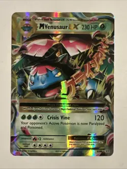 Pokemon TCG M Venusaur EX XY Evolutions 2/108 Mega Holo Rare NM - Image 1