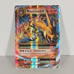 Pokemon M Charizard EX Ultra Rare 13/108 Evolutions Mega - Image 1